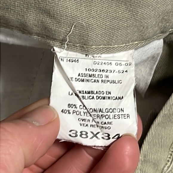 Bay to Bay Khakis Men’s Size 38x34 Tall Straight Leg Light Pants - Picture 2 of 10